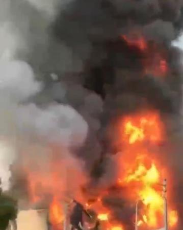 救援現(xiàn)場。